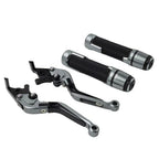Titanium Extendable Brake Clutch Lever Grips for Kawasaki ZX10R/RR (2004-2023)