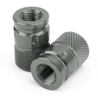 2X CNC GY-Titan Anti-Thief Tire Valve Stem Caps for Car Truck Bike Motorcycle