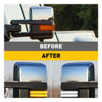 Switchback LED Tow Side Mirror Signal Light for Chevy Silverado GMC Sierra (2014–2019)