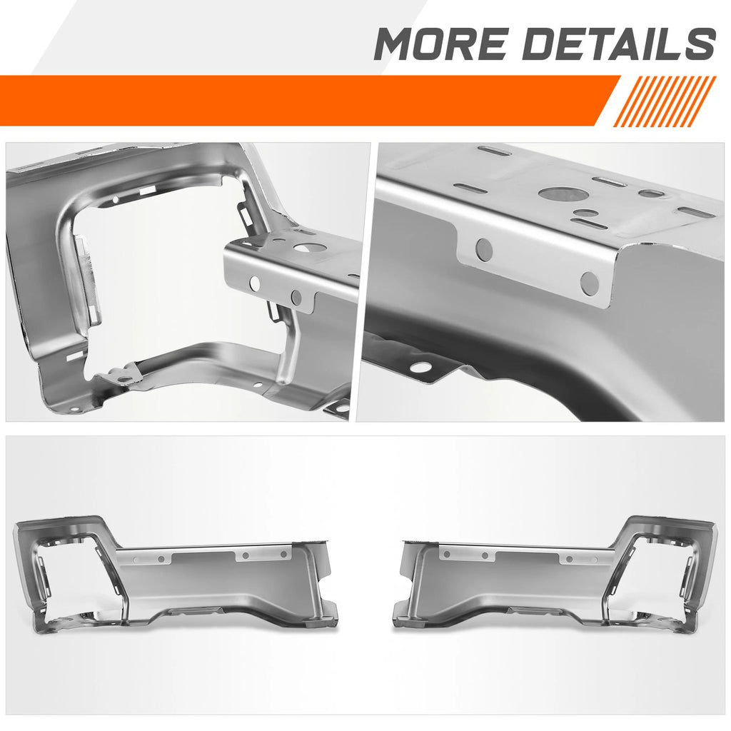 Black Steel Front Bumper Face Bar for Ford Ranger (2019–2024)