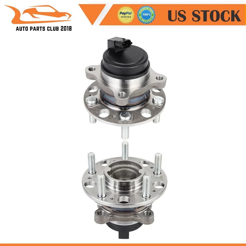 2 Front Wheel Hub Bearing Assembly for Hyundai Equus (2011–2016), Genesis (2009–2014)