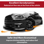 Matte Black Front Bumper Lip Spoiler for Dodge Charger SRT8 (2011-2014)