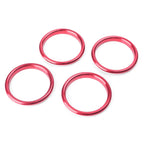 Red Interior Air Vent Cover Ring for Audi A3 2012-2019 (4 pcs)