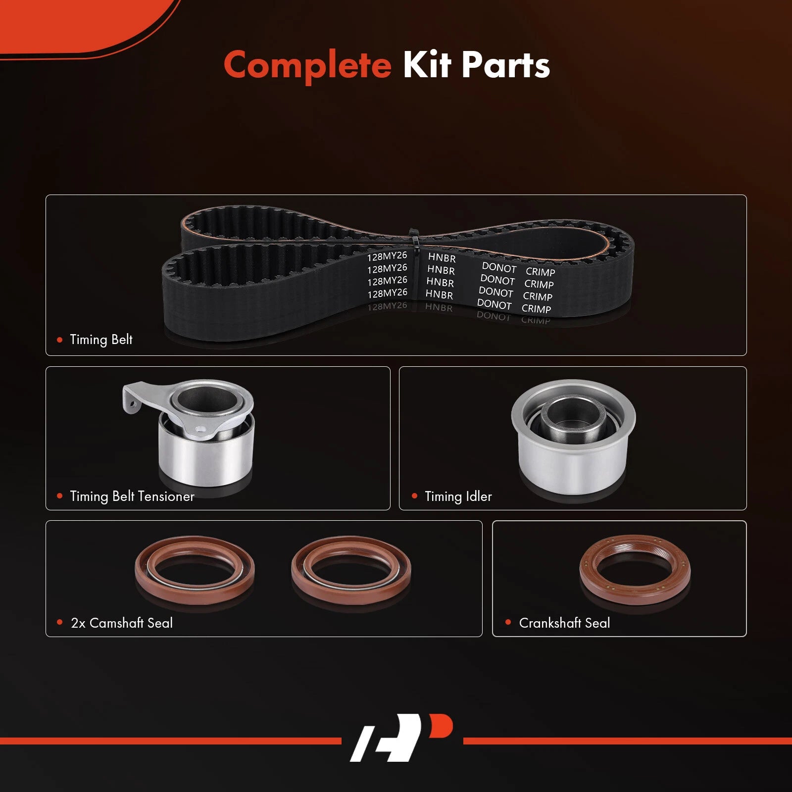 Timing Belt Kit for Toyota Paseo & Tercel (1992–1999) 1.5L