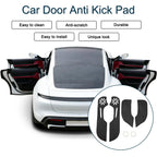 Car Door Anti Kick Pad Sticker Protector for Honda Civic (2012) - Black Set