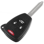 2X Keyless Key Fob Remote Case Shell for Chrysler 200 Jeep Liberty (2011-2013)