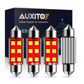 Set of 4 Error Free LED Dome Trunk Map Light Bulbs 211-2 578 for