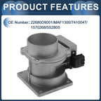 Mass Air Flow Sensor Assembly No. 22680D9001 for Nissan Altima (1996–1997)