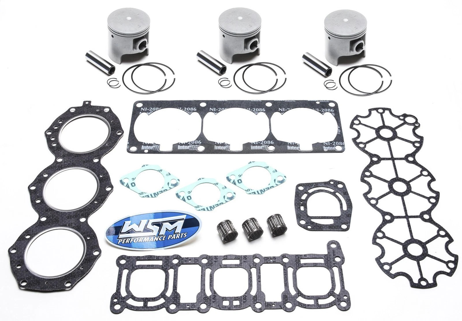 Piston Gasket Top End Rebuild Kit for Yamaha Wave Raider Venture 1100 (1996–1999) + .25mm Over