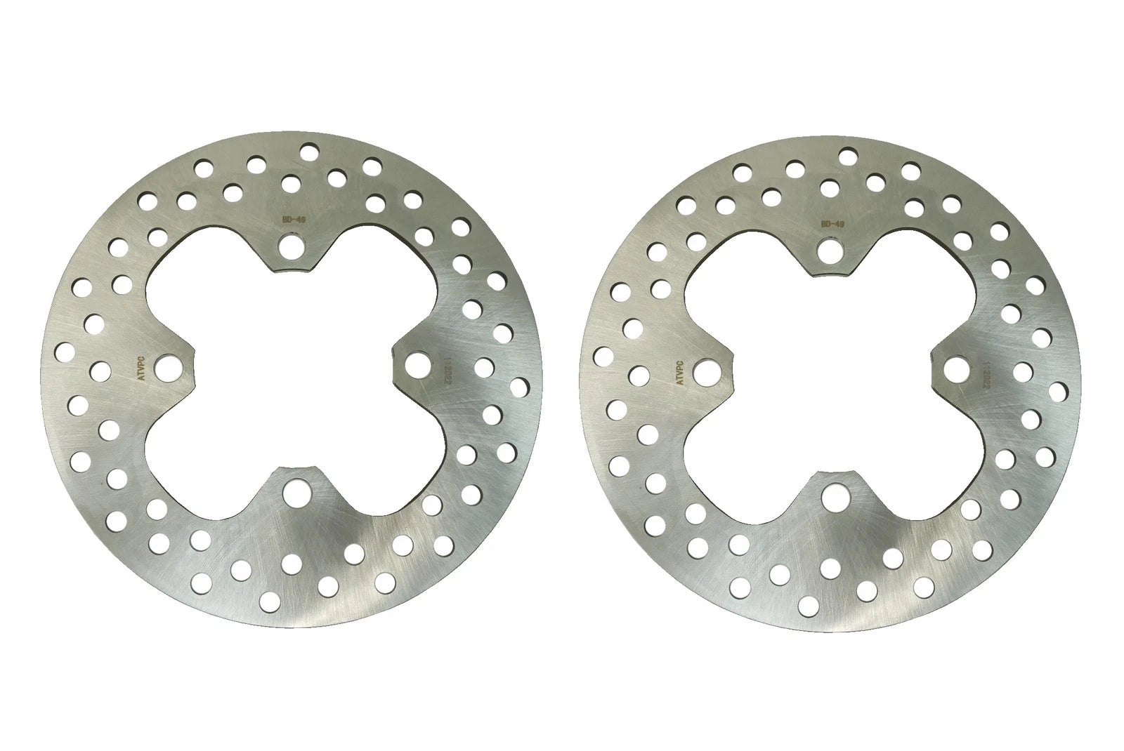 Set of 2 Precision Front Brake Rotors for Honda 45251-HR6-A62