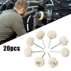 20pcs Wool Polishing Wheel for Rotary Tools Accessories