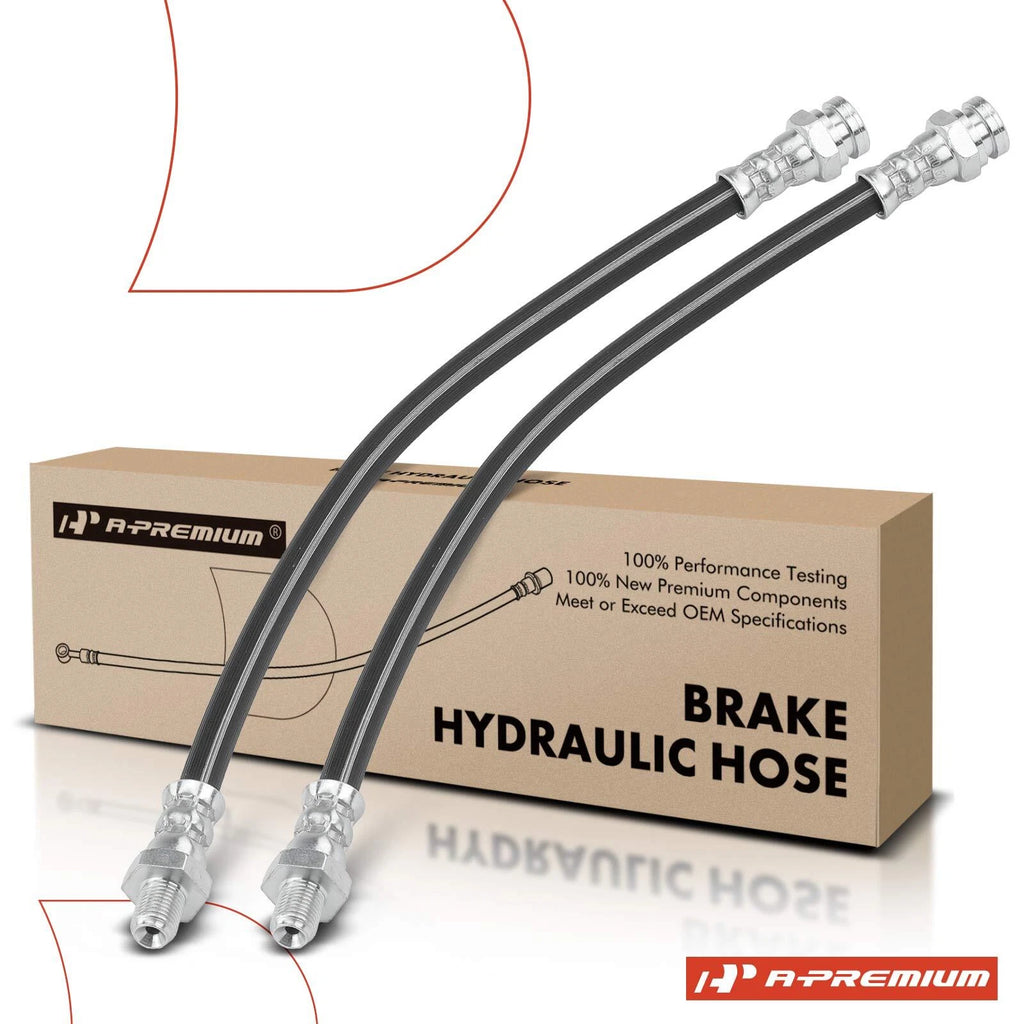 2X Rear Outer Brake Hydraulic Hose for Nissan Xterra (2005–2015)