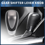 Automatic Gear Shifter Knob for Toyota Alphard 200 Series (2015–2020) Faux Leather Black