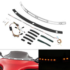 LED Windshield Trim Turn Signals for Harley Electra Glide, Street Glide (2014–Up)