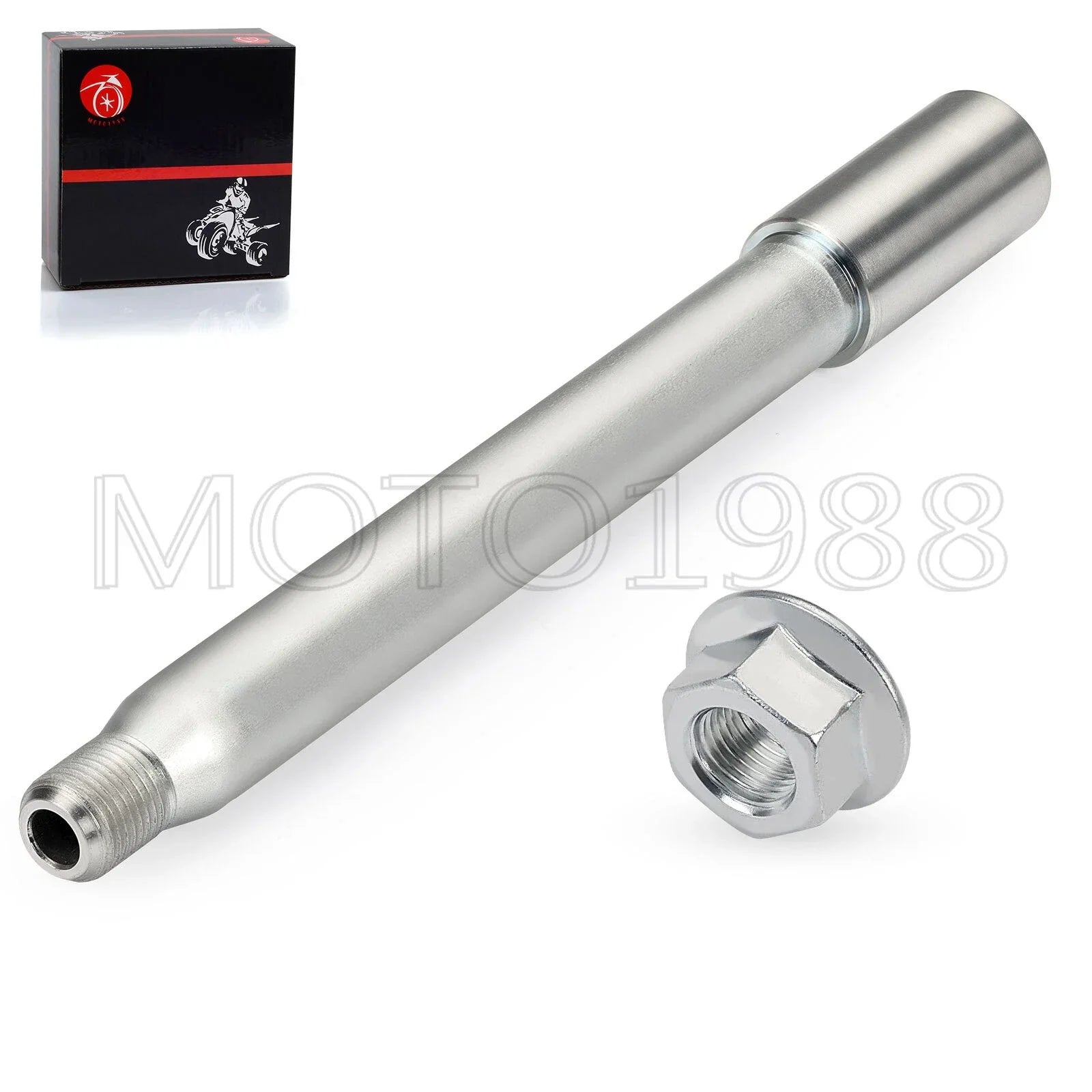 Front Wheel Axle & Nut for Honda CR125R CR250R CRF250R CRF450R (2004–2024)