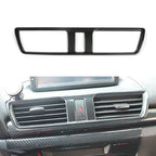 Carbon Fiber Style Middle Air Outlet Trim Cover for Mazda 3 Axela (2014–2019)