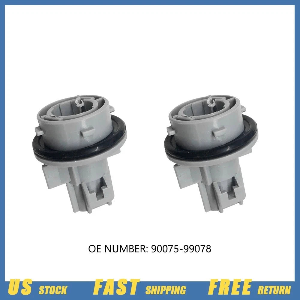 2X Turn Signal Lamp Socket for Toyota 4Runner Tacoma tC (90075-99078)