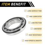 Deep Groove Ball Bearing P6 for Scooter Skateboard Wheel (6009NR)