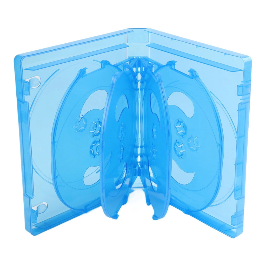 10 Disc Plastic CD Storage Box for Blu-ray Game and DVD Storage