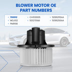 HVAC Heater Blower Motor for Dodge Ram 1500/3500 (2003–2009)