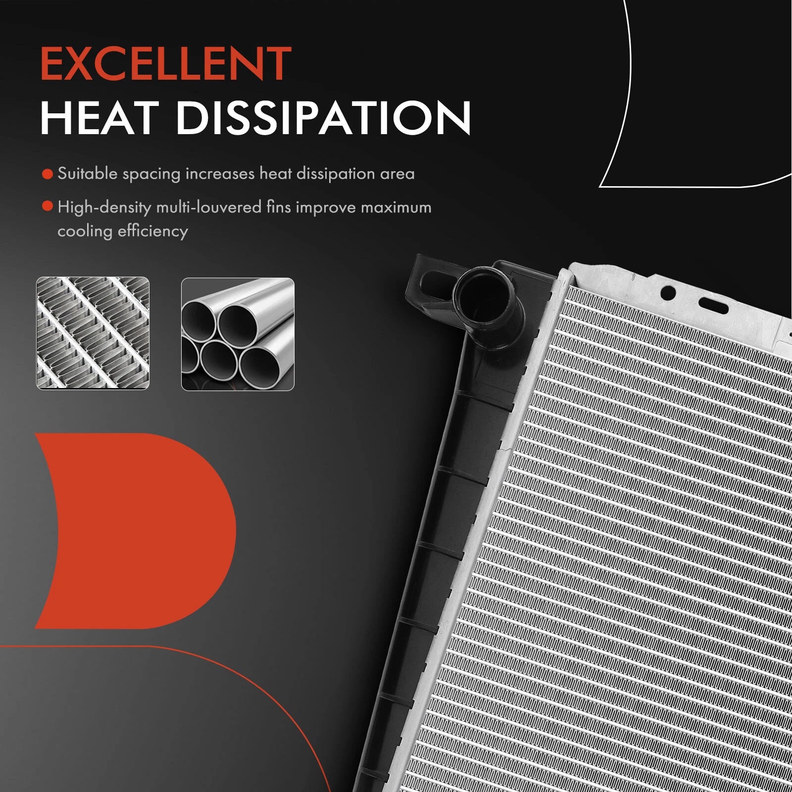 Radiator with Trans Oil Cooler for Ford Ranger (1985–1994)