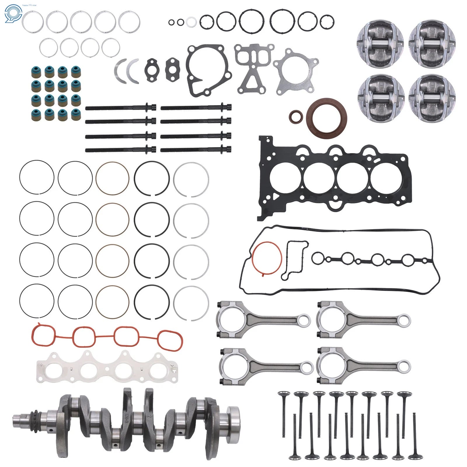 Engine Rebuild Kit for Hyundai Kia 1.6L