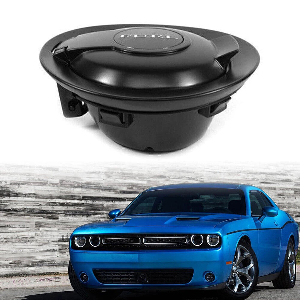 Fuel Gas Door Lid Vapor Edition Matte Black for Dodge Challenger (2008–2019)