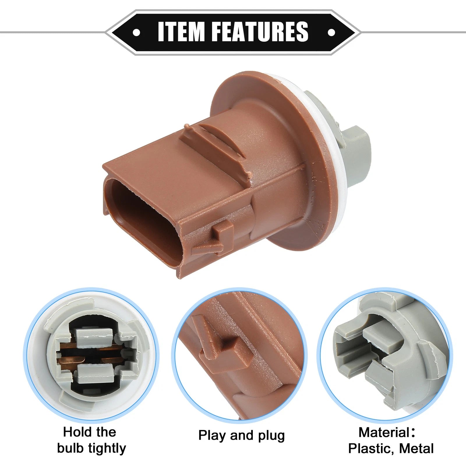Turn Signal Light Sockets No.8A8Z13411A for Ford Edge (2011–2014), Taurus