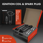 Set of 8 Ignition Coils & Iridium Spark Plugs for Nissan Armada (2017–2022)