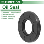 Set of 5 Oil Seal TG4 Lip Seal Ring NBR Rubber 30x62x8mm