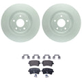 Bosch QuietCast Rear Rotors & Hella Low-Met Disc Brake Pad Kit for Audi Q5 (2009–2021)