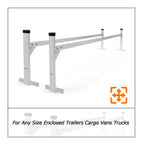 Adjustable Aluminum Roof Ladder Rack Bracket for Enclosed Trailers (Any Year)