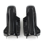 Lower Fork Covers for Harley FLHR Electra Glide Road King (2014–2021) Pair Black