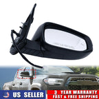 Right Passenger Side Mirror 8-Pin w/ Blind Spot Heated for Toyota Tacoma (2016–2023)