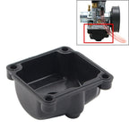 Carburetor Float Bowl Chamber for PHBG Carb 50cc (Transparent, Black Plastic)