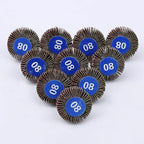 10X Sanding Sandpaper Flap Disc Grinding Wheel for Power Rotary Tool (80 Grit)