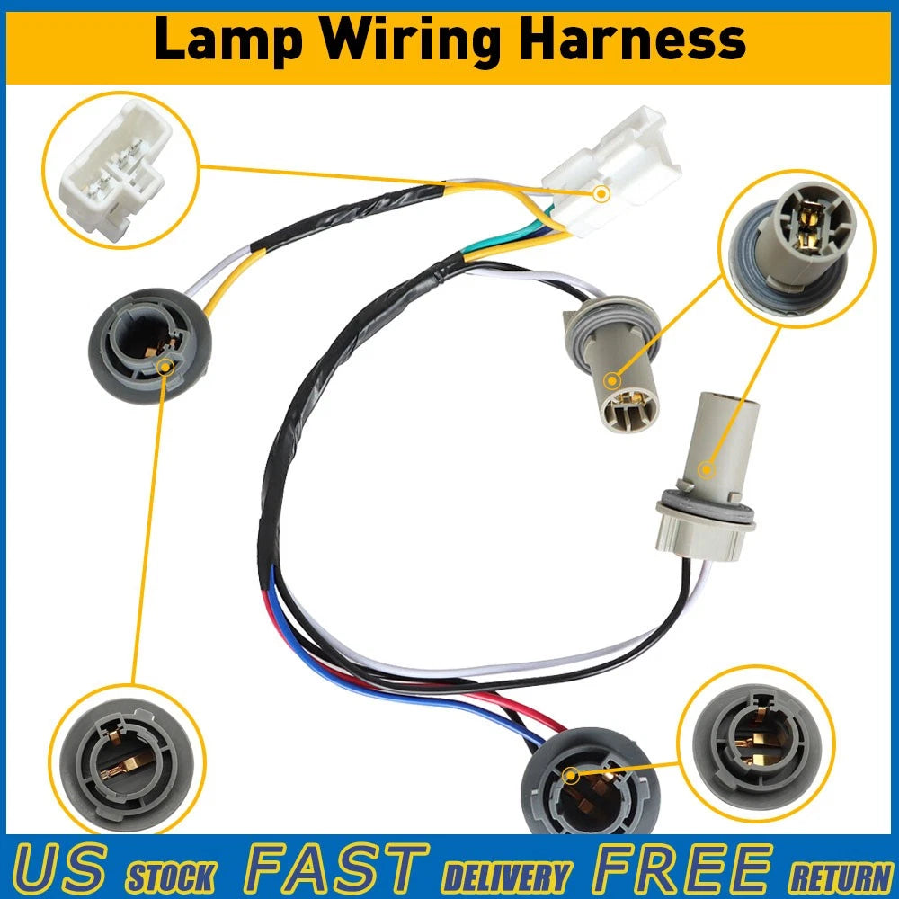 Tail Light Socket Harness for Hyundai Sonata 2011–2014 (2.0, 2.4)