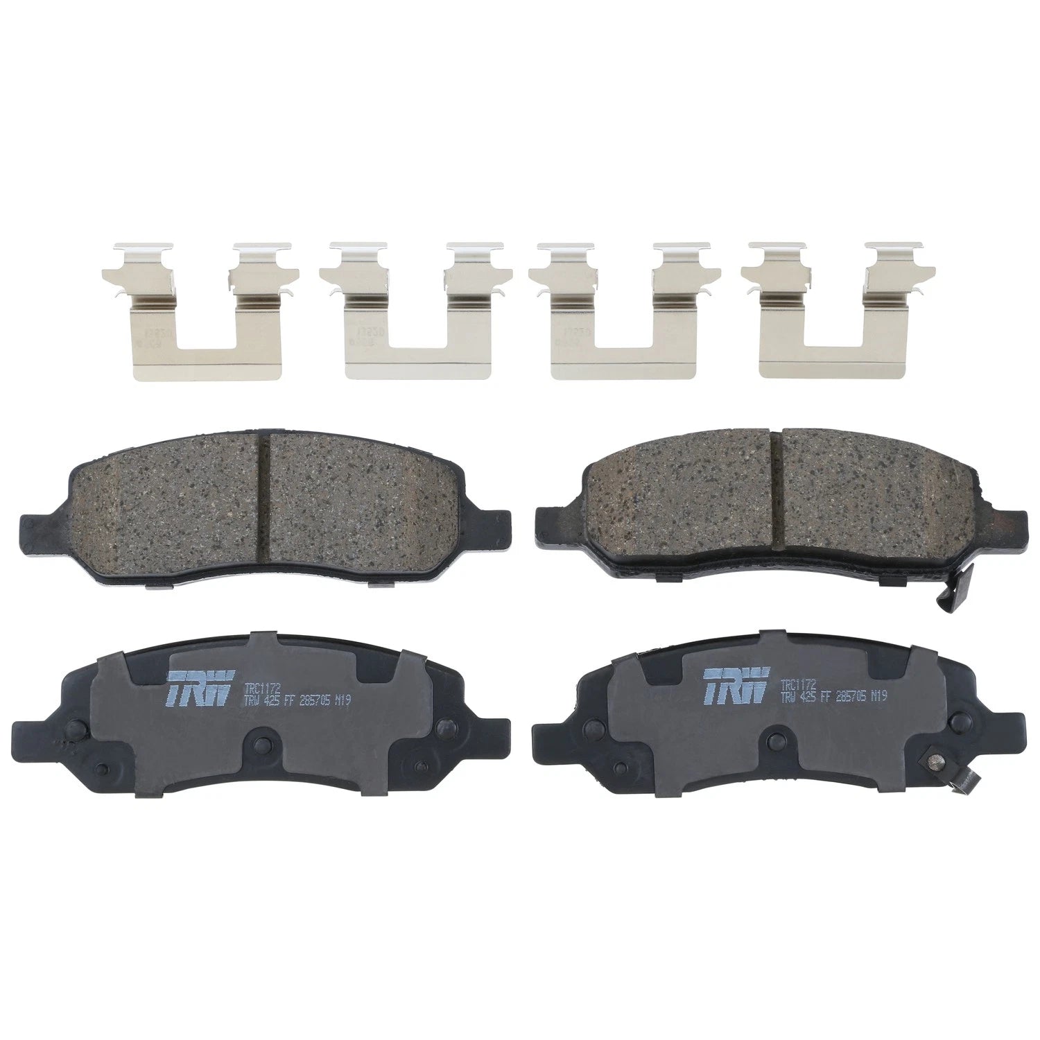 Set of 4 Disc Brake Pads for Buick Lucerne (2006–2011)