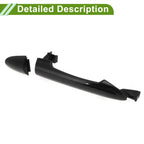 Exterior Door Handle for Kia Picanto (2011–2016) Black Rear Right