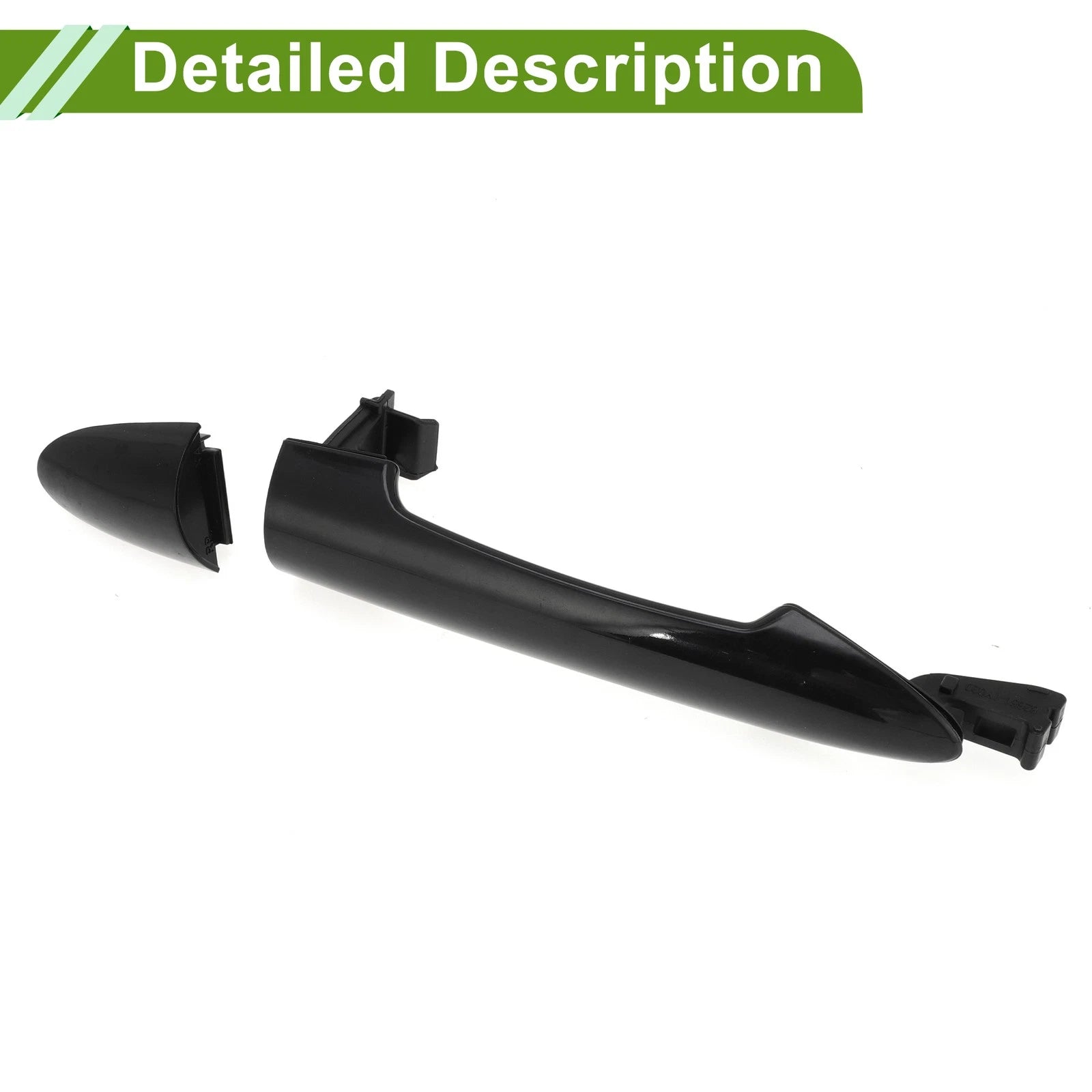Exterior Door Handle for Kia Picanto (2011–2016) Black Rear Right