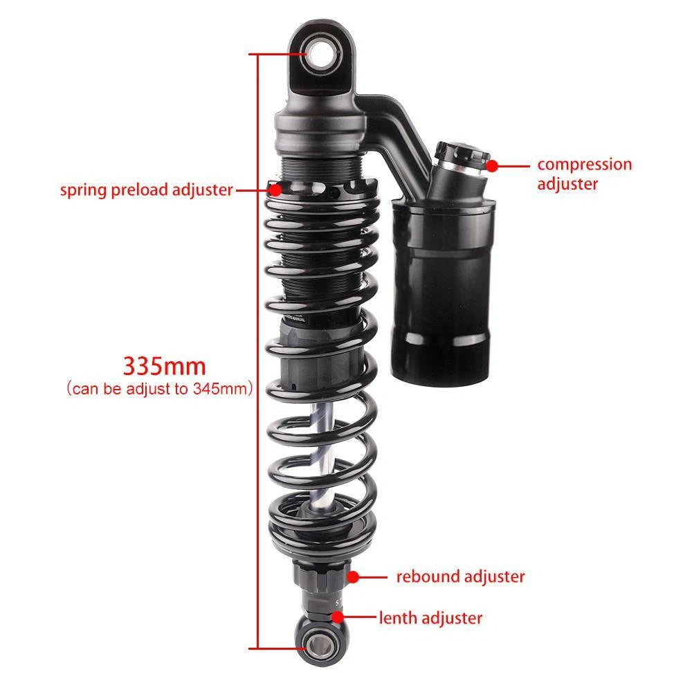 Rear Shock Absorbers for Harley Sportster XL 1200 883 (2004–2017)