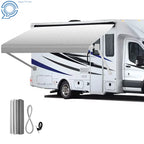 Weatherproof Vinyl Awning Fabric for RV Camper (9-20')