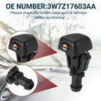 Windshield Washer Nozzle Set for Ford Econoline  with Hose & Connectors