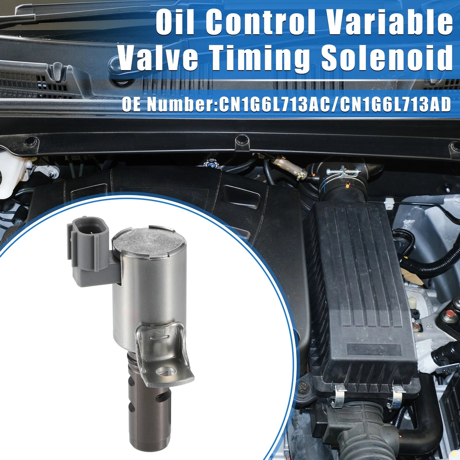 Oil Control VVT Solenoid for Ford Fiesta (2011–2019) No.CN1G6L713AC