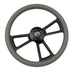18 Inch Black 5 Hole Steering Wheel Wrap for Peterbilt Kenworth Freightliner (OEM)