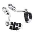 1-1/4" Chrome Footpeg Footrest Mount for Harley Touring Engine Guard