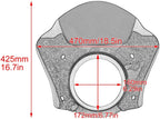 Gauntlet Headlight Fairing Mount for Harley Sportster 883 1200 48 72 (1988-)