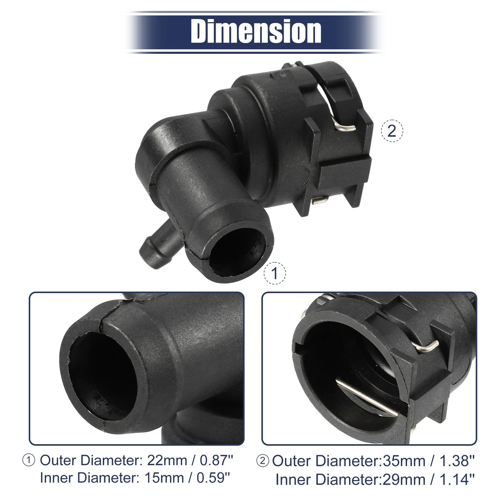 Radiator Coolant Pipe Connector Hose for Audi 