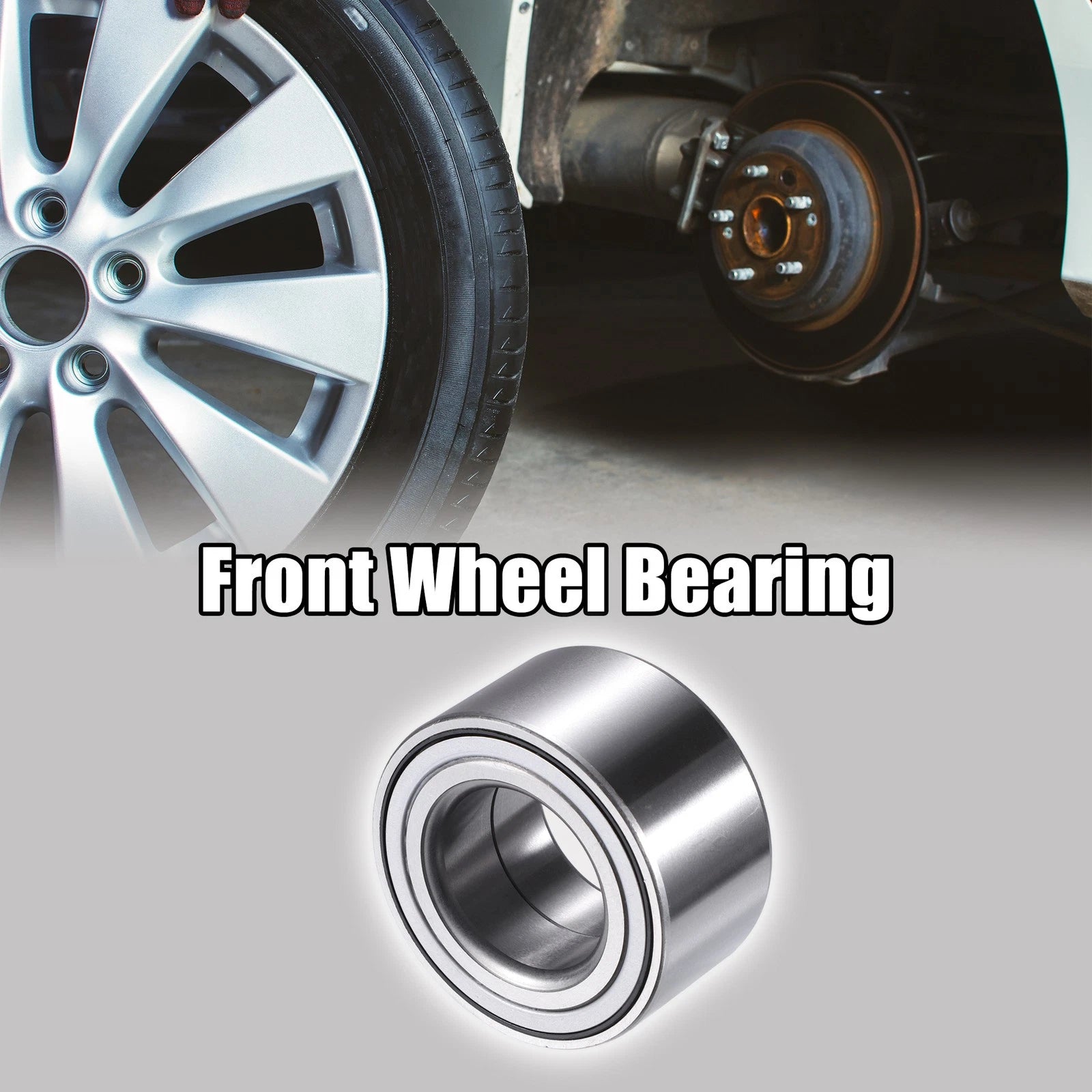 2 Pcs Wheel Bearing DAC38700037 for Hyundai Accent (2000–2018)