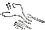 Dual Exhaust Tips for Nissan Titan (2004–2006) 2.5" Glasspack Slash